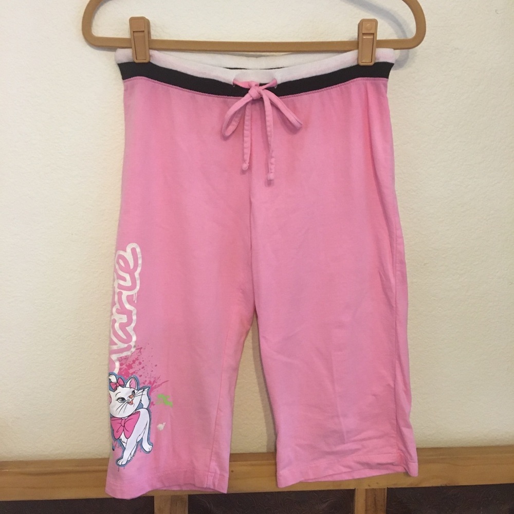 Disney Marie Aristocrats cropped sweatpants L